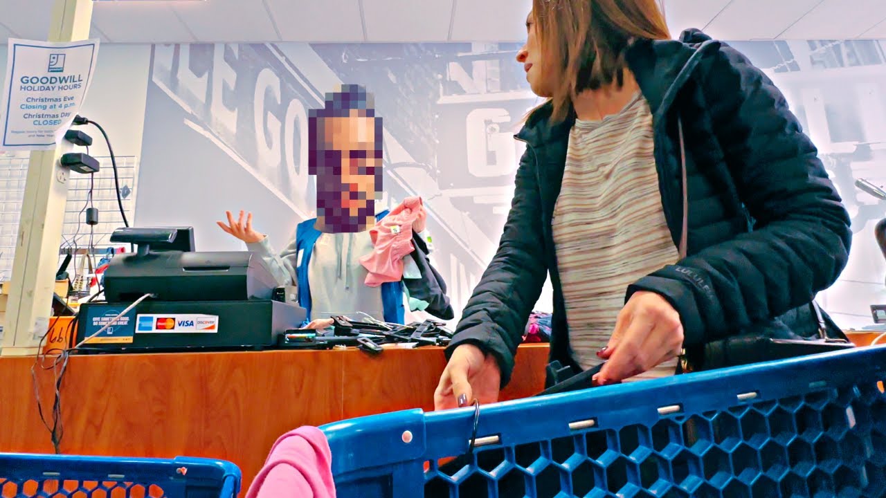 She was accused of STEALING at Goodwill...