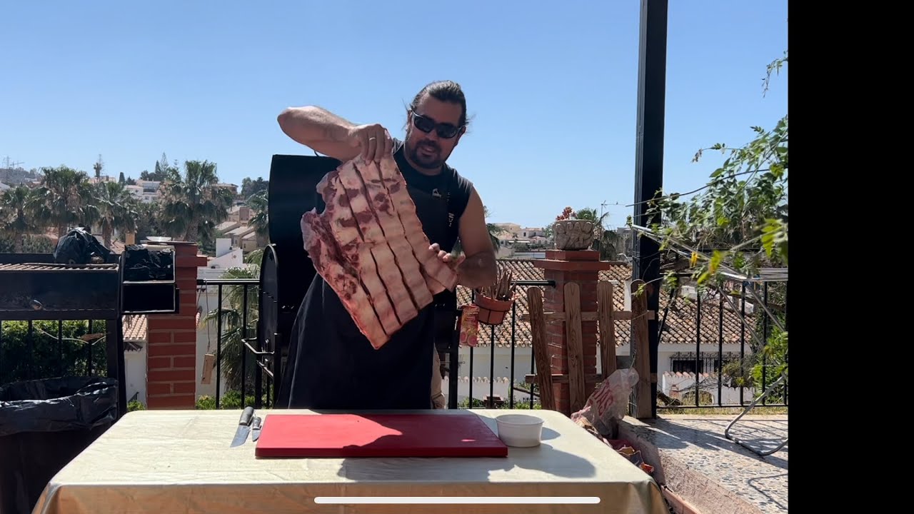 COSTILLAR ENTERO A LA PARRILLA, FUIMOS A NUESTRA CARNICERÍA EN MÁLAGA, VERDE LIMÓN💯 🔥💪
