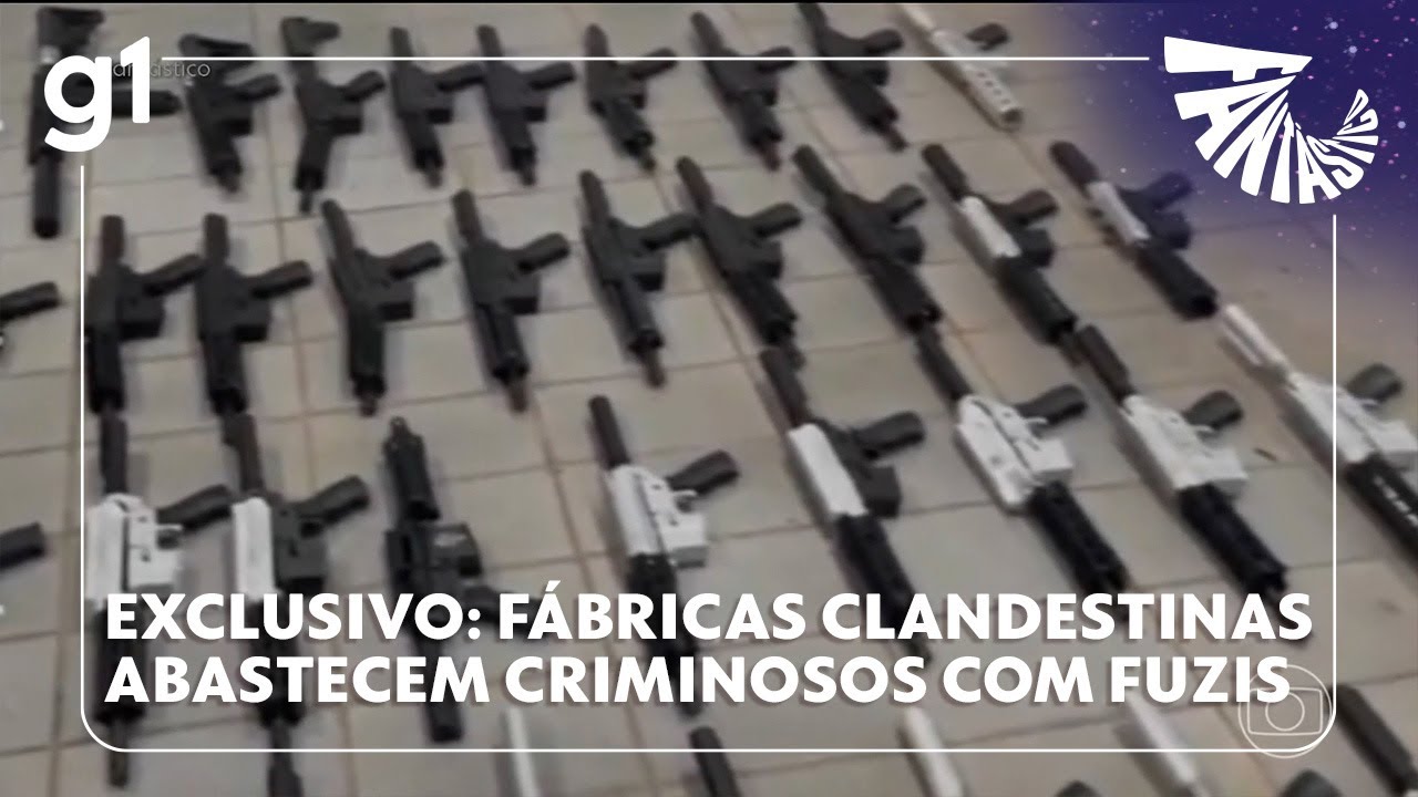 Exclusivo: fábricas clandestinas abastecem criminosos com fuzis
