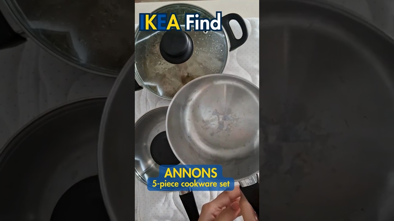 ANNONS, 5-piece cookware set