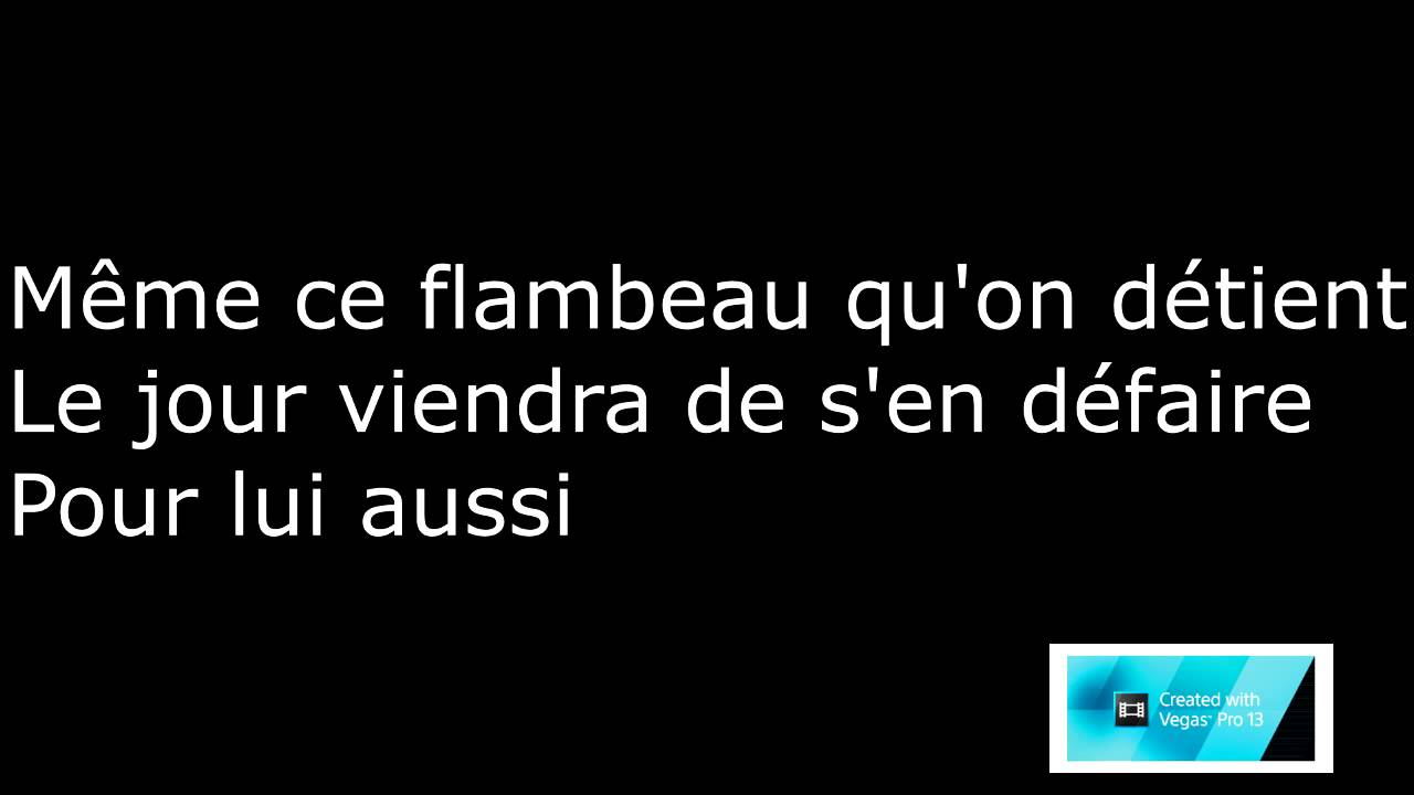 J'attendais Robin des bois M Pokora Parole