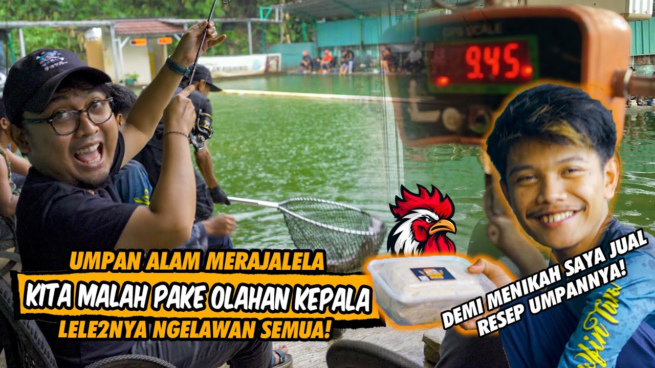 UMPAN PALA AYAM NGELAWAN UMPAN ALAM MANCING JADI NGACIR2AN! MESIN DIESEL BIKIN TETANGGA MENGSEBEL!