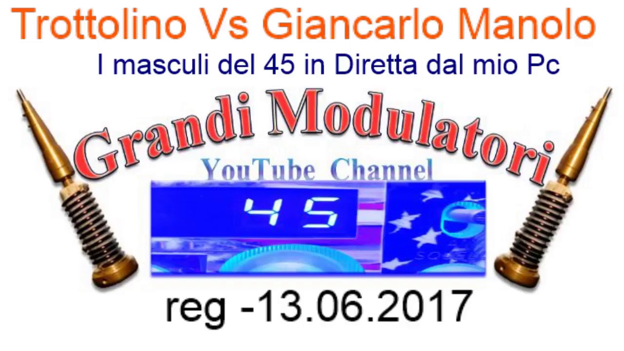 Angelo Trottolino parla con baracchino CB e Giancarlo Manolo risponde con colt mky 8000 gx