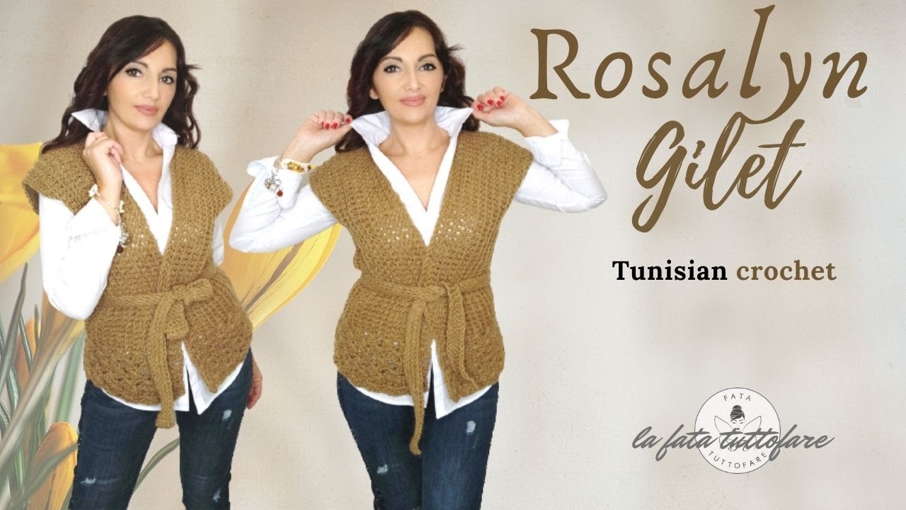 TUTORIAL: Gilet uncinetto tunisino 