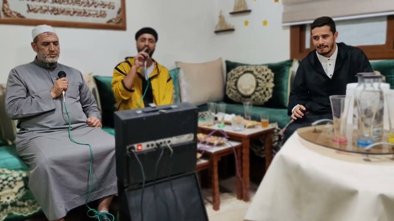 المداح وابتهالات شجية بصوت أسامة المساري والخليفي خيران 