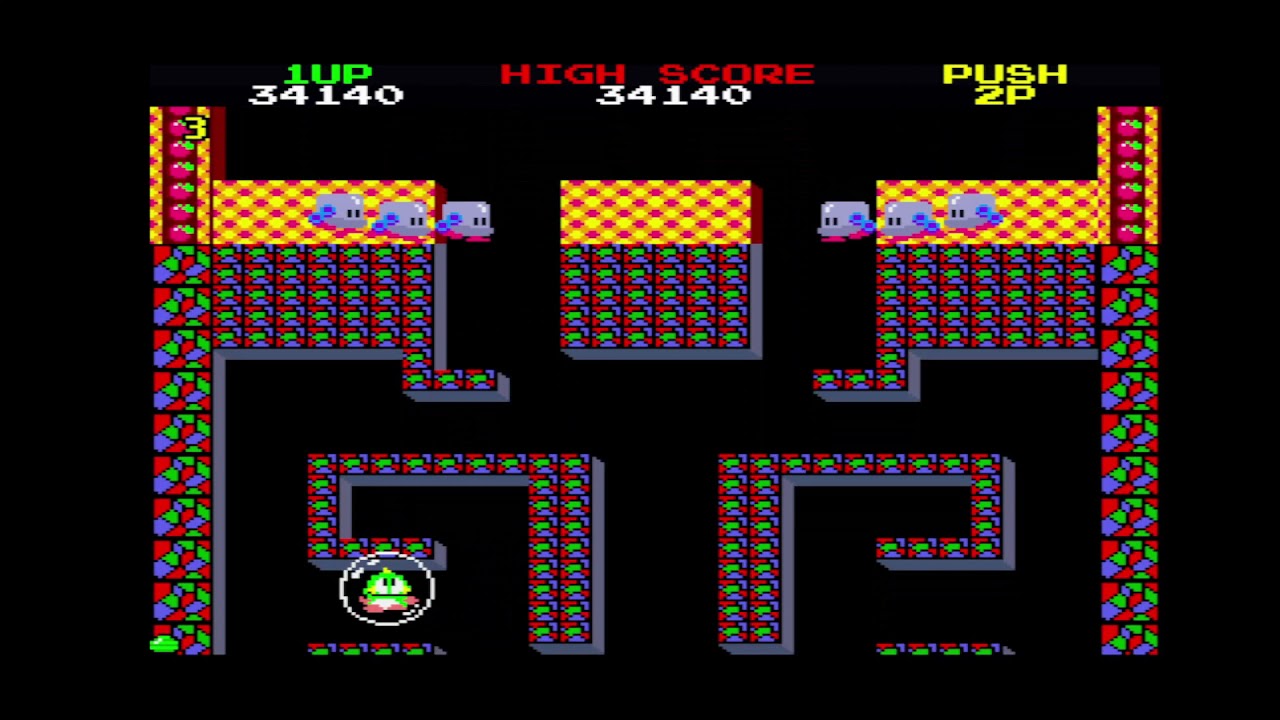 17th September 21 Sharp X68000 game Bubble Bobble