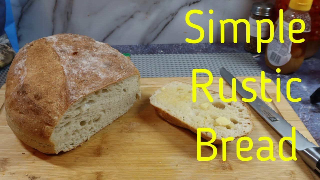 Rustic Bread - A Simple 4 Ingredient Recipe