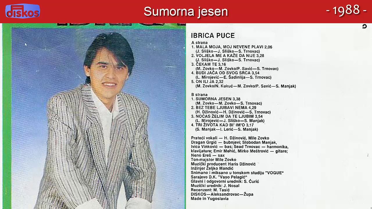 Ibrica Puce - Sumorna jesen - (Audio 1988)