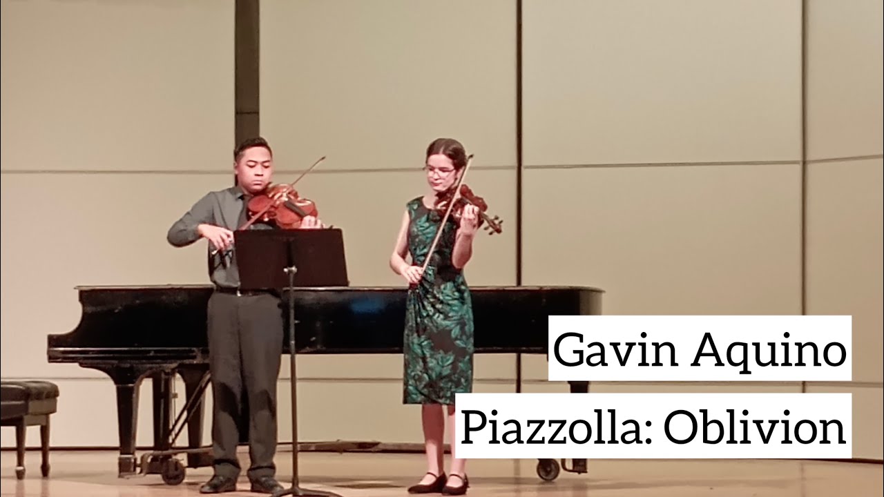 Piazzolla: Oblivion (Arranged for Violin & Viola)