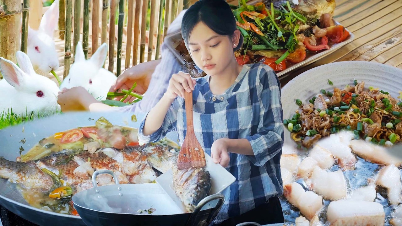 Raising Rabbits and Cooking Fresh Fish Soup, Traditional Fish Soup Recipe