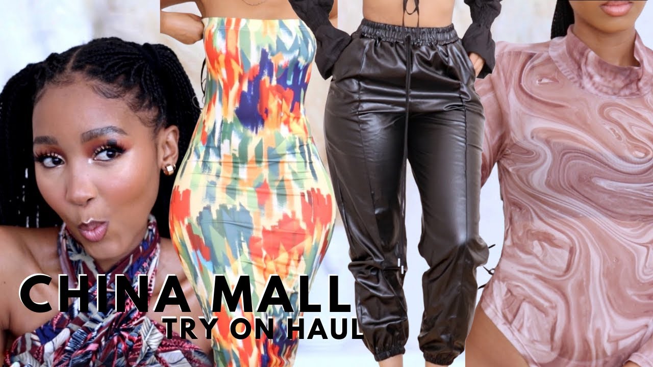 CHINA MALL CLOTHING TRY ON HAUL | SOUTH AFRICAN YOUTUBER