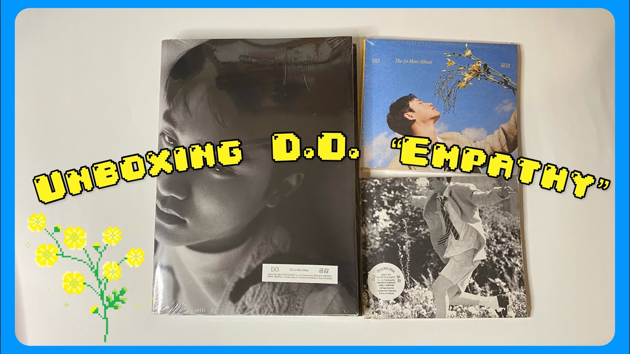 UNBOXING | D.O. 1st Mini Album '공감' (Empathy) Photobook and Digipack versions (😭❤️)