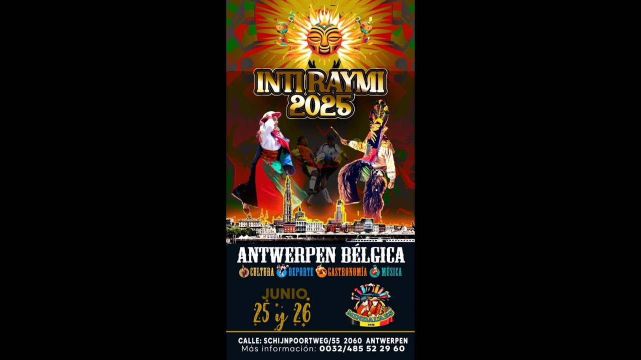 Inti Raymi Antwerpen 2025. Woensdag 25 juni 2025.