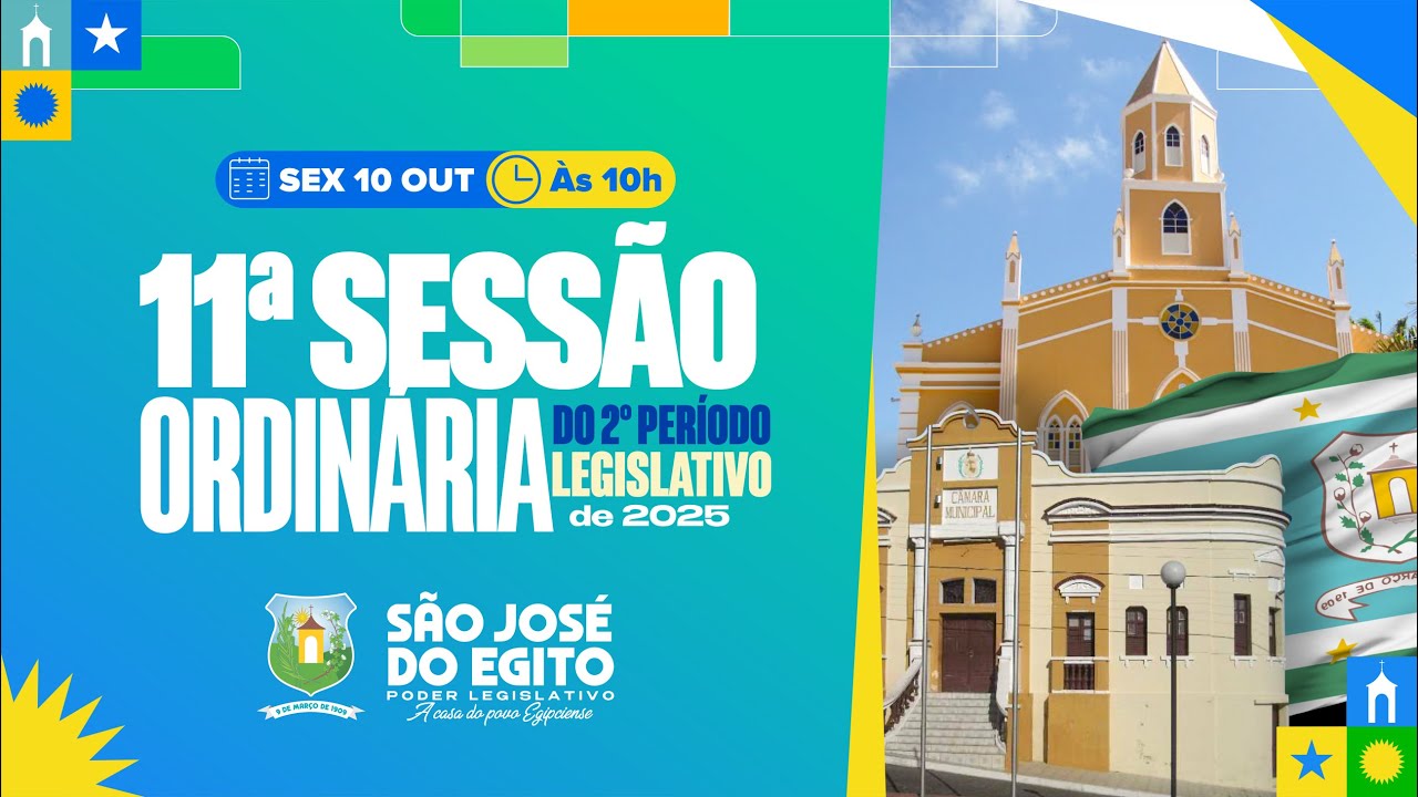 11ª Sessão Ordinária do 2º Período Legislativo de 2025🏛️