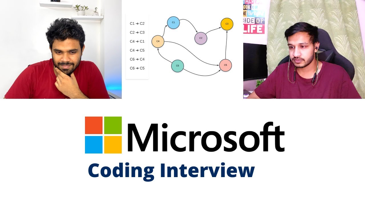 MICROSOFT Coding Interview | Getting Interviewed by a Microsoft Engineer @Kushal Vijay