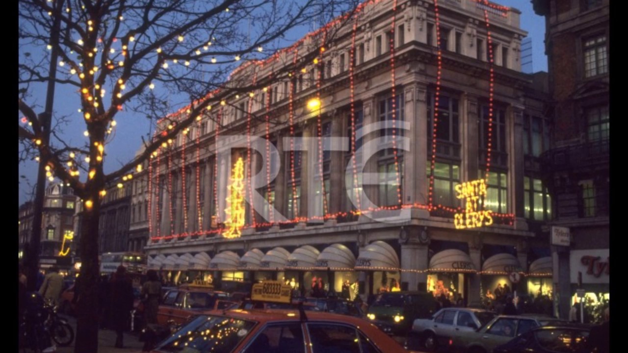 Christmas In Dublin,1960s.70,80s. RTE Stills.