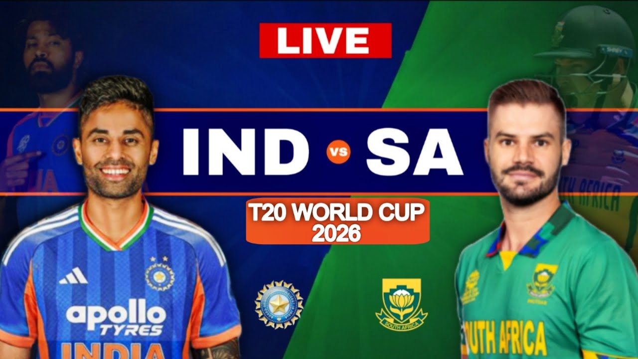 INDIA VS SOUTH AFRICA T20 MATCH LIVE :: T20WC 2026 :: CRICKET LIVE!