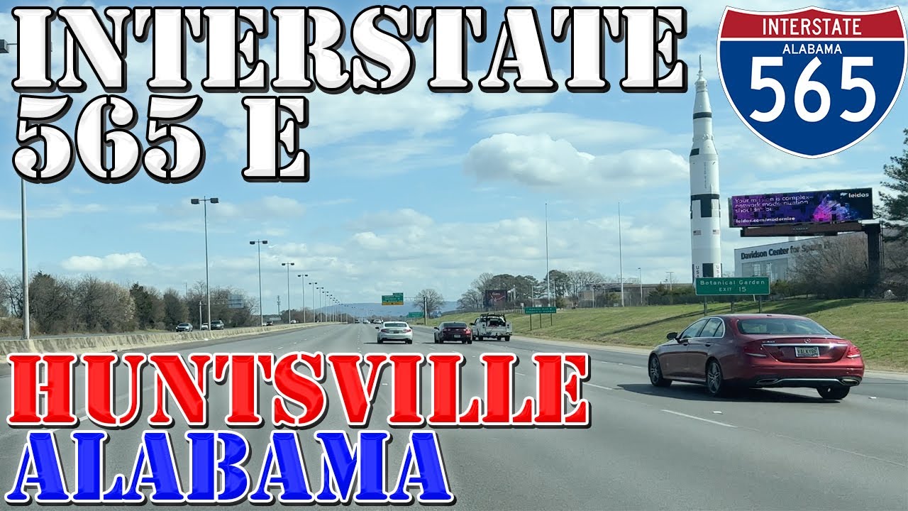 I-565 East - Huntsville - Alabama - 4K Highway Drive