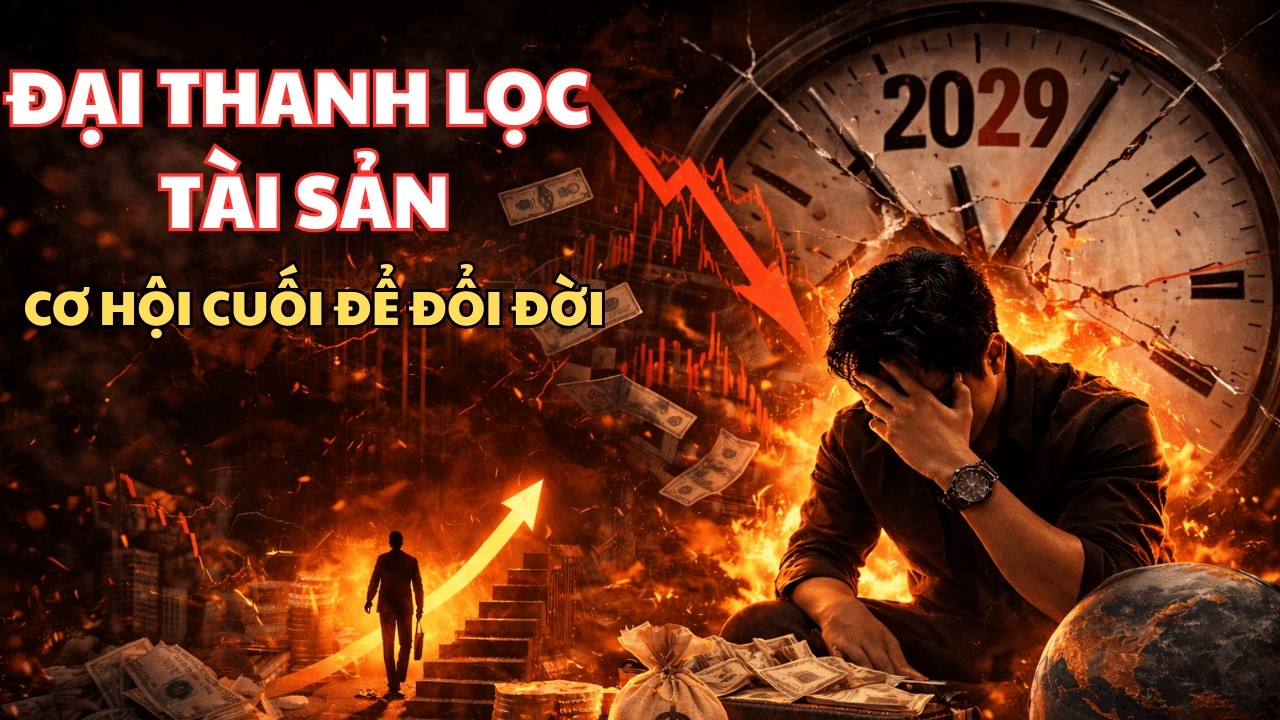 Khủng Hoảng 2026–2029: 90% Trắng Tay, 10% Đổi Đời – Sự Thật Về Chu Kỳ Tiền Bạc