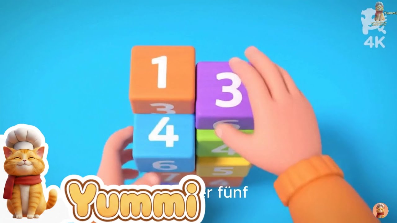🌈🐮 Mega Lernspaß! Farben, Zahlen & Bauernhoftiere | Yummi Learnvideos kleine Kinder