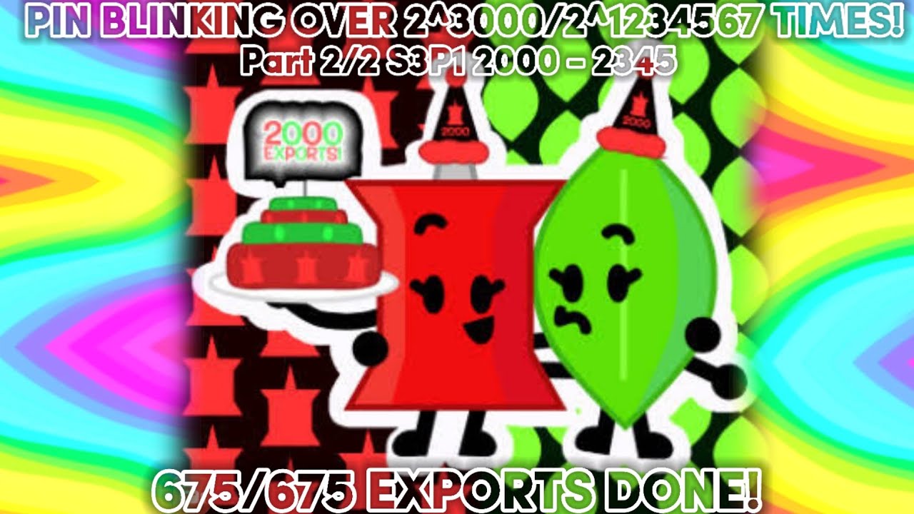 Pin Blinking Over 2^3000/2^1234567 Times! - Part 16 [S3P1 | 675/675 Done]