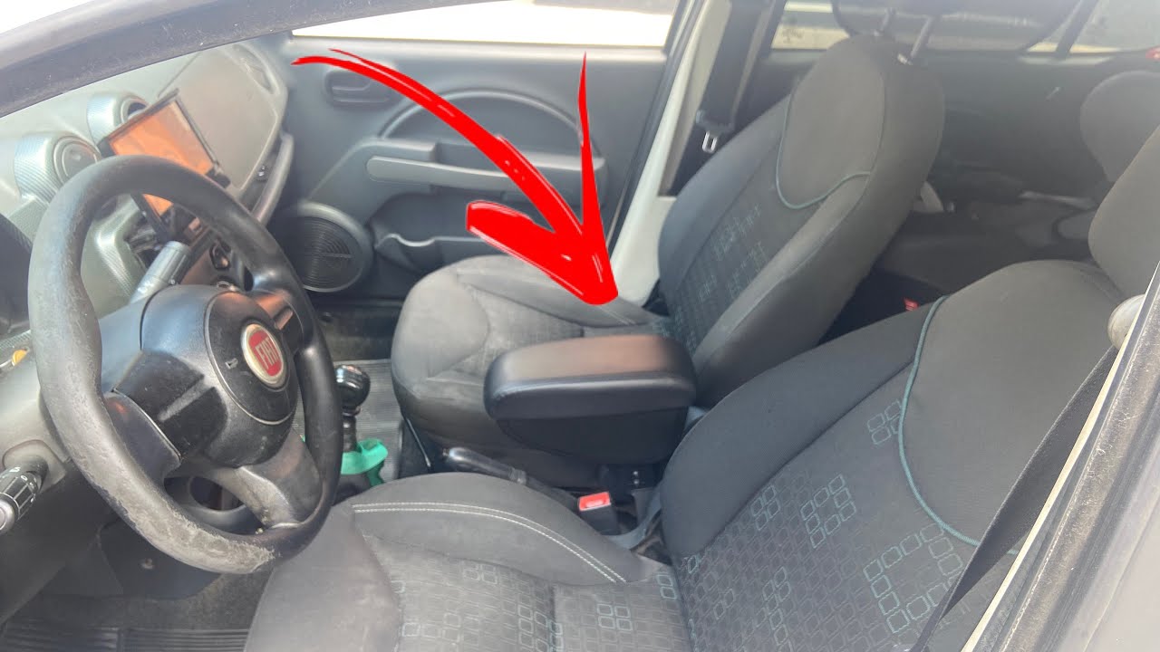 COMO FICOU O APOIO DE BRAÇO NO FIAT UNO APÓS 1 ANO INSTALADO
