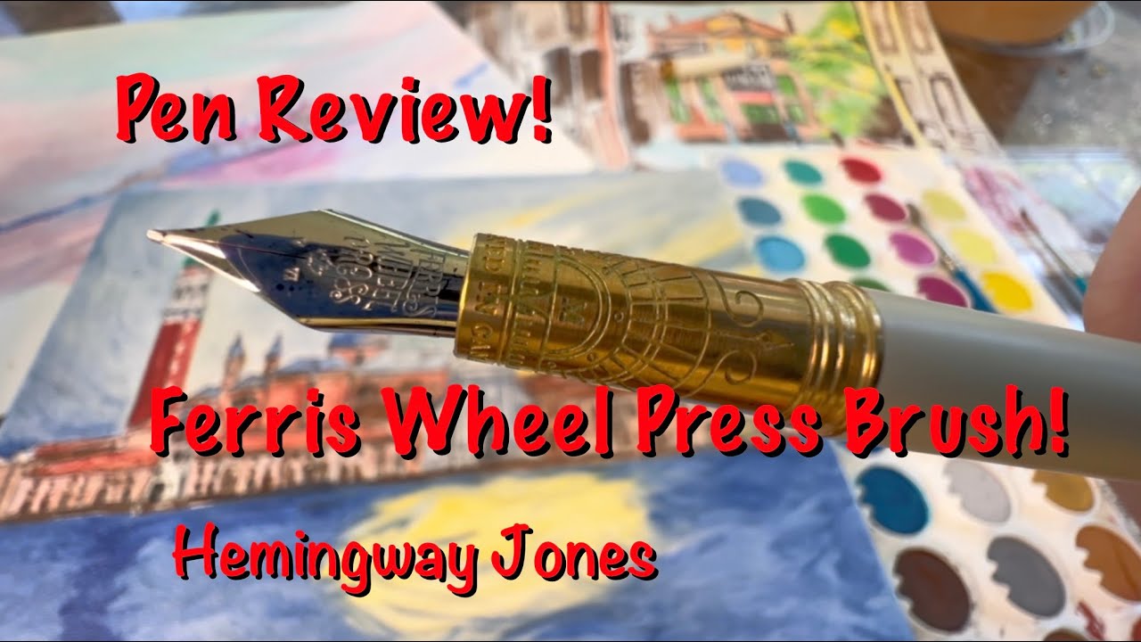 Fountain Pen Review: Ferris Wheel Press Brush Pen   4K