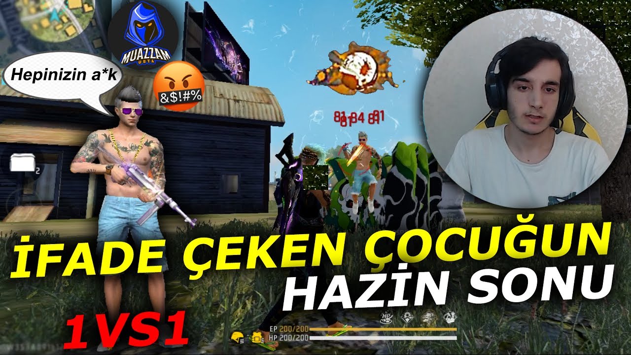 1VS1 KÜFÜR EDEN ÇOCUĞUN HAZİN SONU😭SENE 2022 | FREE FIRE