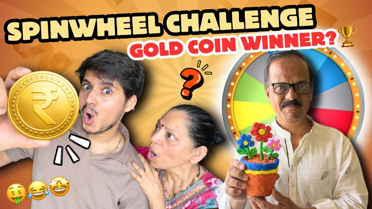 Spin Wheel Gold Coin Challenge 🎡 | Clay Art | Who Takes The Gold? 🤯🤑😂