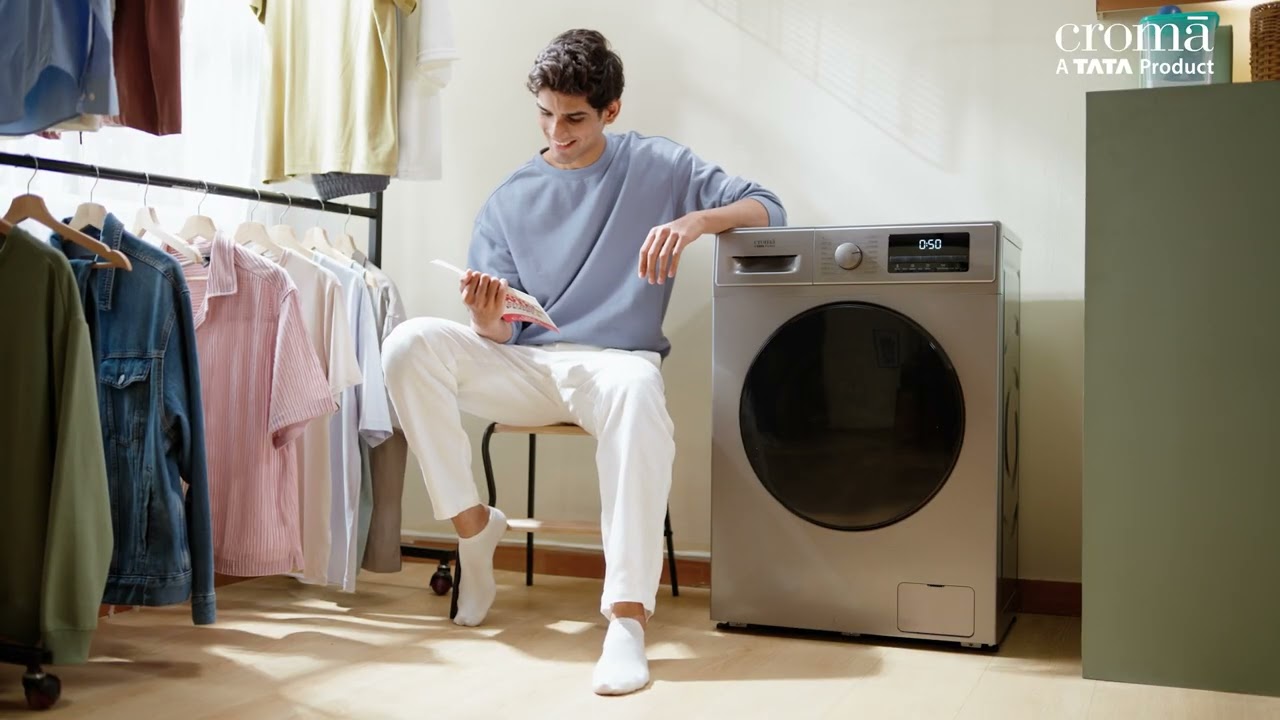 Croma 7Kg Front Load Washing machine | Feature video