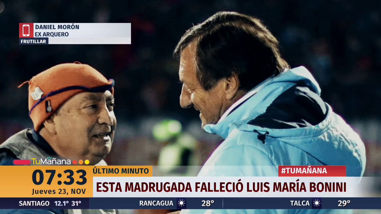 Esta madrugada falleció Luis María Bonini | 24 Horas TVN Chile
