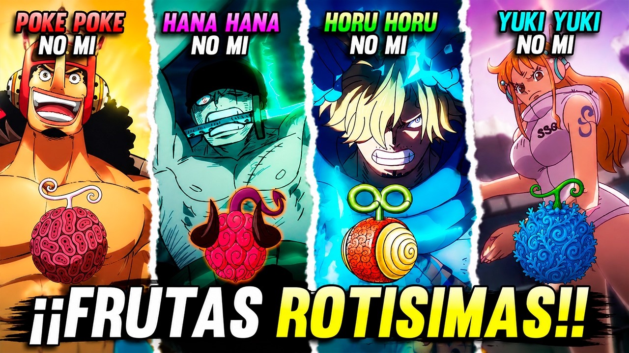 Las FRUTAS del DIABLO PERFECTAS para cada MUGIWARA en ONE PIECE