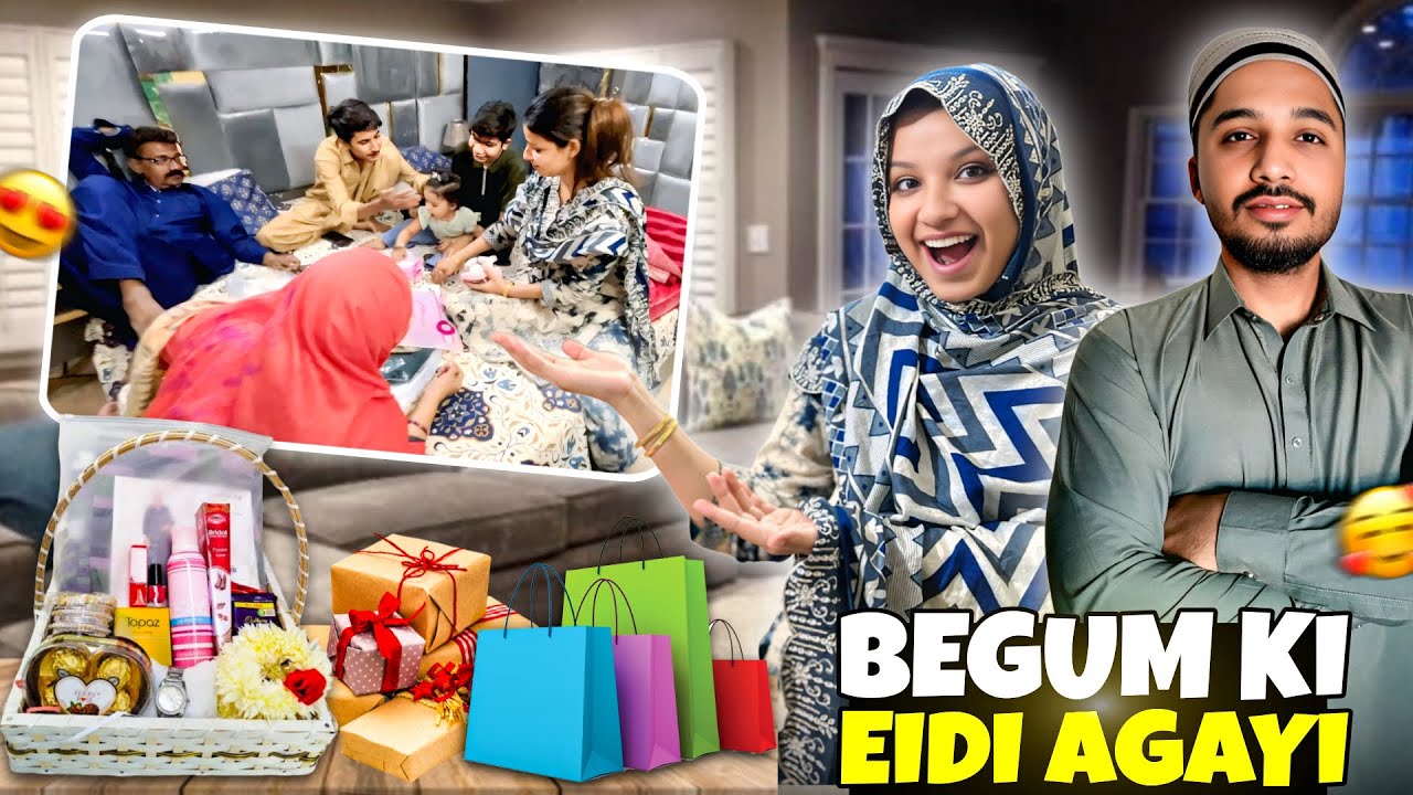 Finally Begum Ke Ghr Se Eidi Agai😍| itne Ache Dresses😲