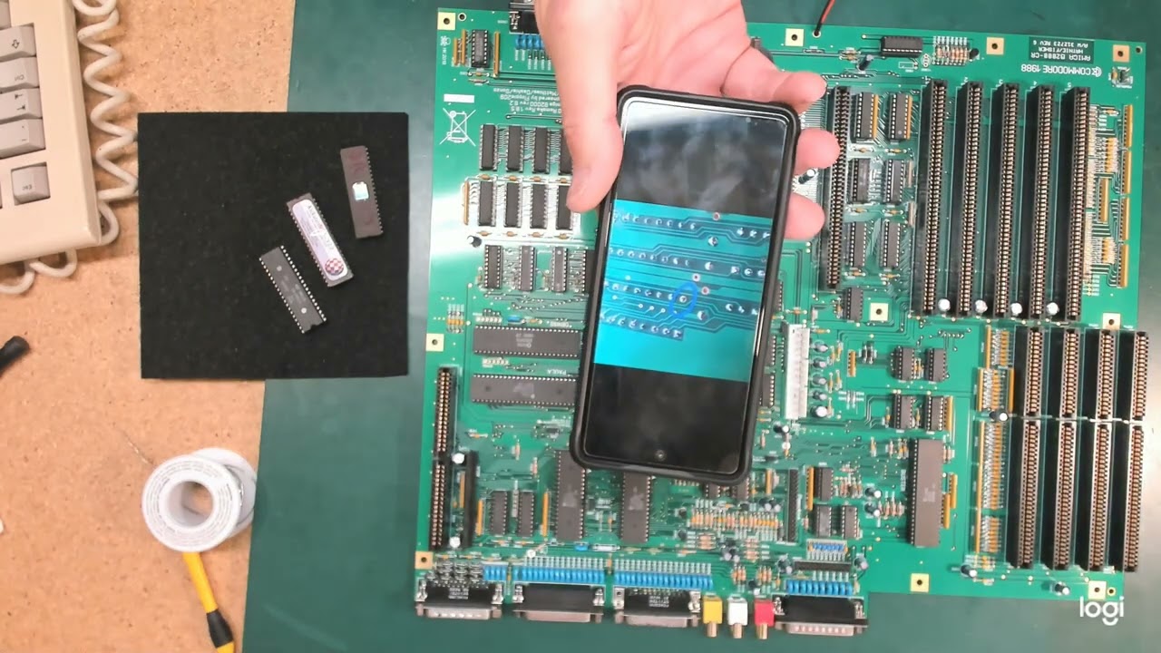 Amiga 2000 remake Part 16: Working after fixing Yellow Screen fault