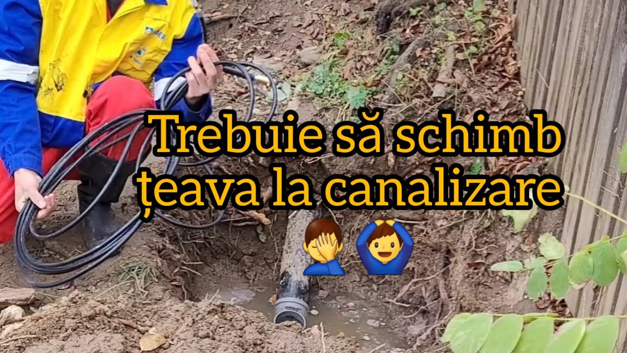 S-a &icirc;nfundat canalizarea, s-a format piatră 😢 Trebuie să schimb țeava 🙆&zwj;♂️🤦&zwj;♂️