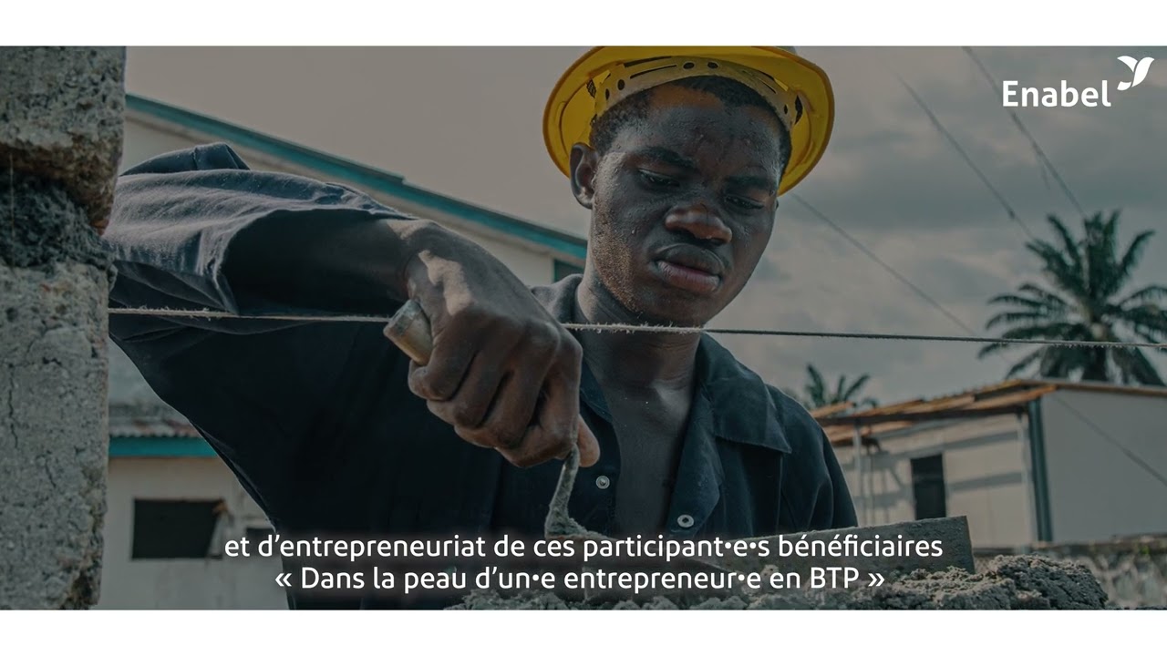 Le chantier-école, outil pour l’insertion professionnelle des jeunes en RDC