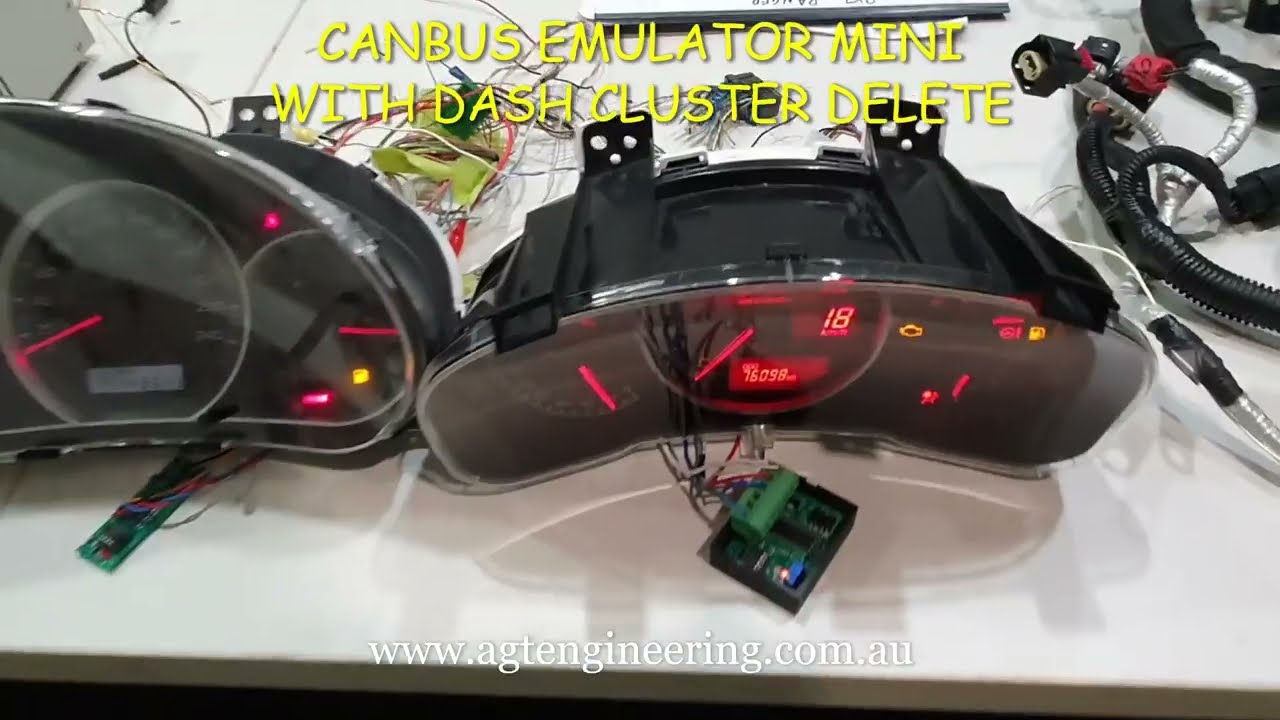 Subaru engine conversion Canbus Emulator Mini with Dash Delete function