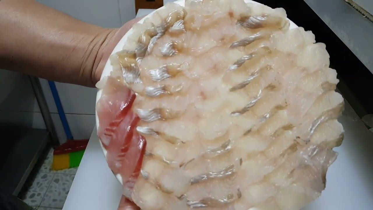 여름제철 등가시치(꼬랑치) 포뜨기,회썰기 그리고 의문?에 횟감 어떤 고긴지 한번 맞춰보세요~❤
