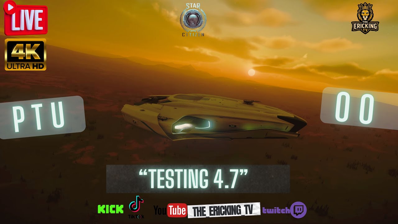 STAR CITIZEN II PROBANDO 4.7 PTU II 4K RTX 5080 II MULTISTREAM YT/TW/TK/FB