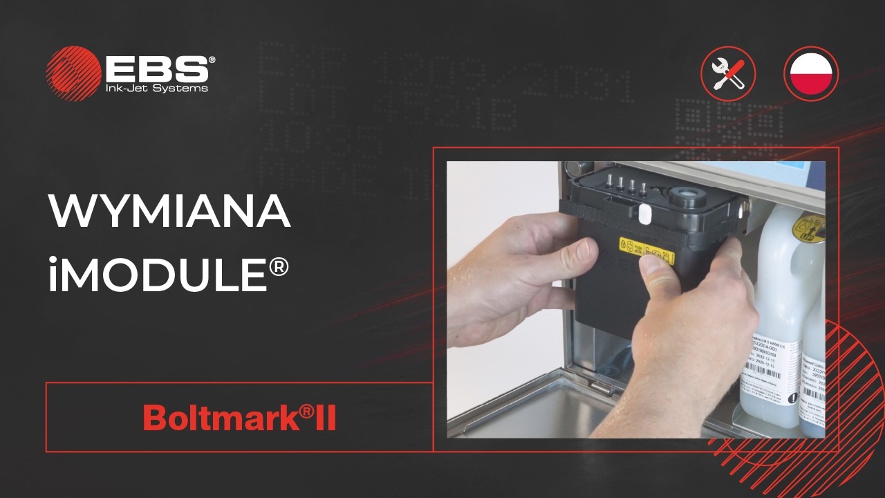 🇵🇱 Drukarki przemysłowe BOLTMARK®II – wymiana iModule®