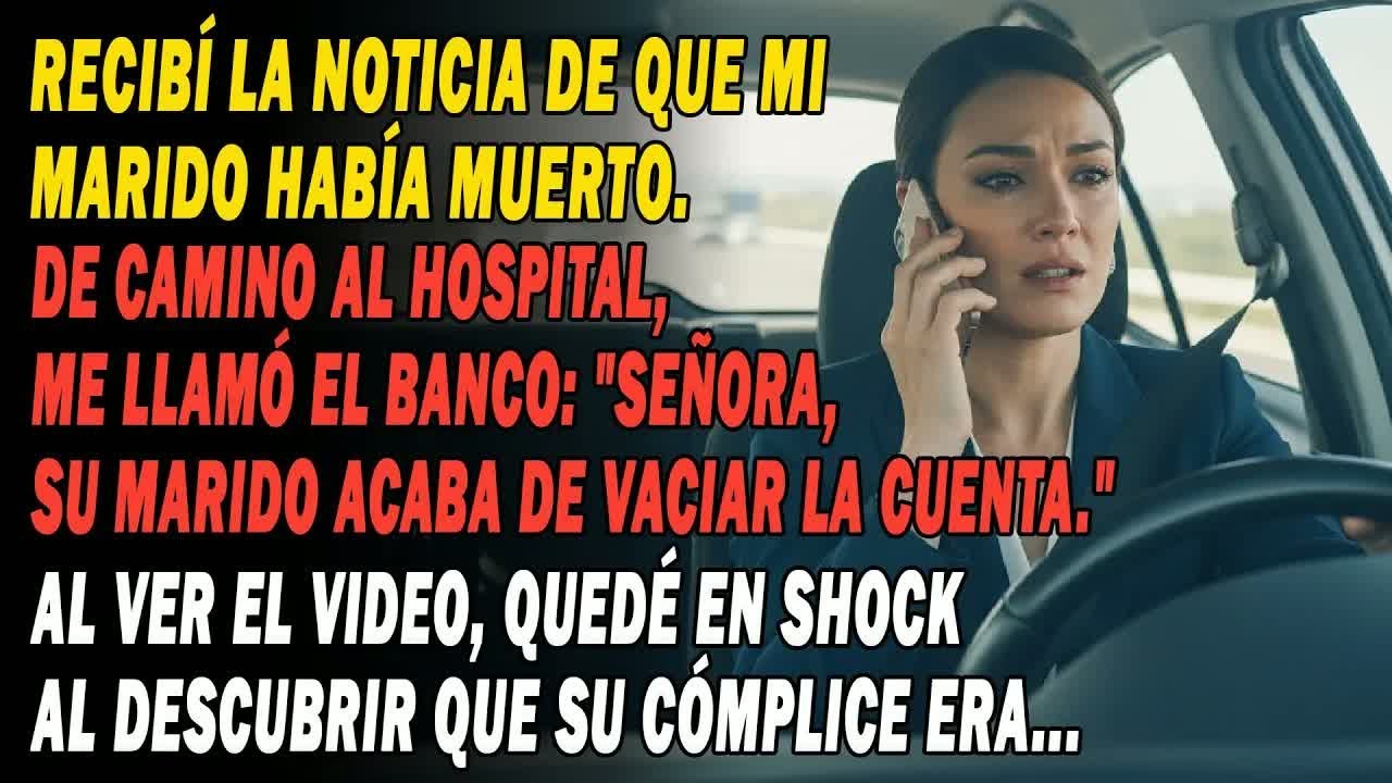 💔 Recibí La Noticia De Que Mi Marido Había Muerto  🚗De Camino Al Hospital, Me Llamó El Banco É