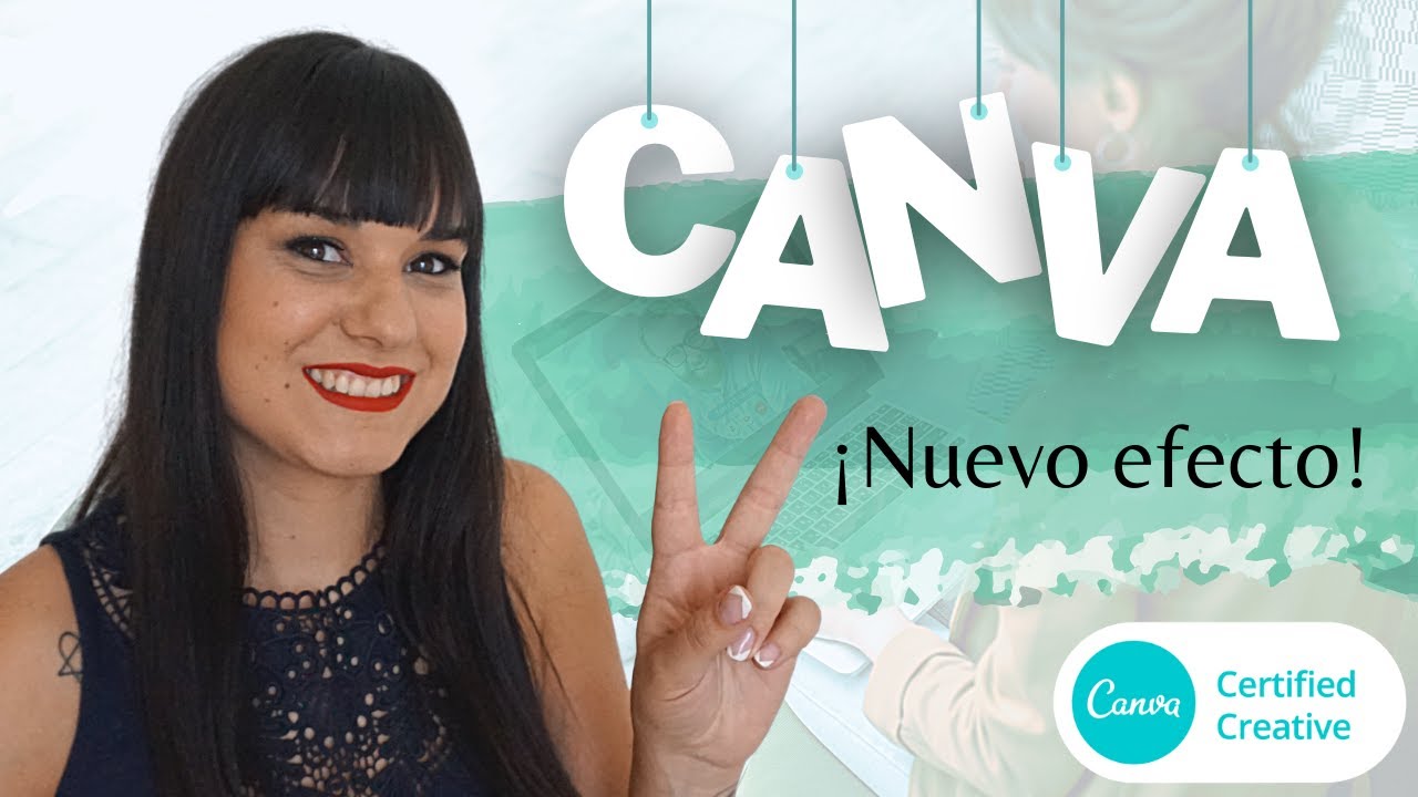 💙 Nuevo efecto CANVA 💙 Efecto letra colgando 💙 TUTORIAL GRATIS CANVA