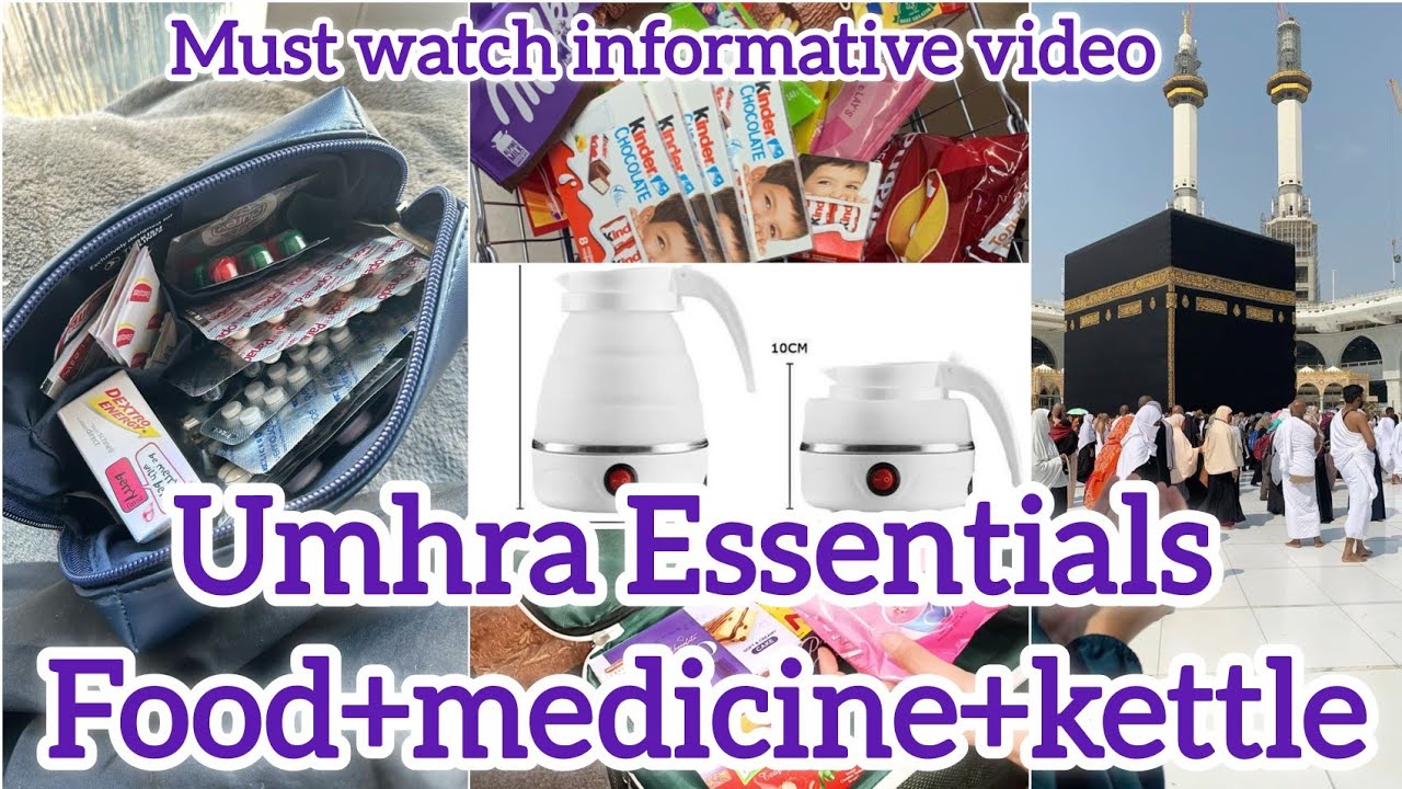 What to carry for umrah ¦¦ food+ medicine +kettle ¦¦ Umrah essentials ¦¦ Guriya's vlog 