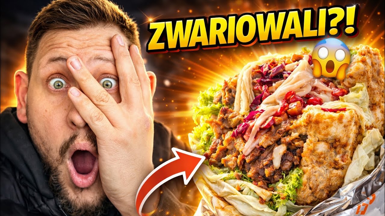 Zwariowali ?! Jak to zjesc ?  😳 Test Kiler Food Truck Chocian&oacute;w #food #kebab #streetfood 