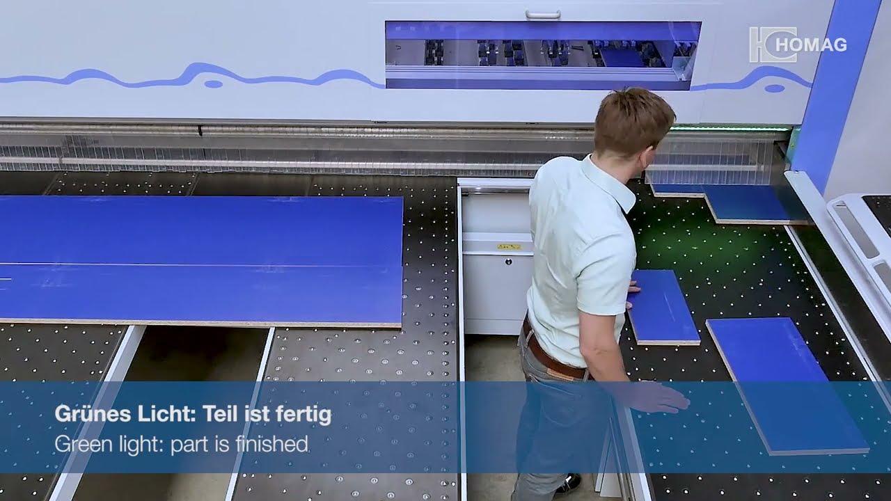 HOMAG Sägen und ihre Technik: intelliGuide – das erste intelligente Bediener-Assistenz-System