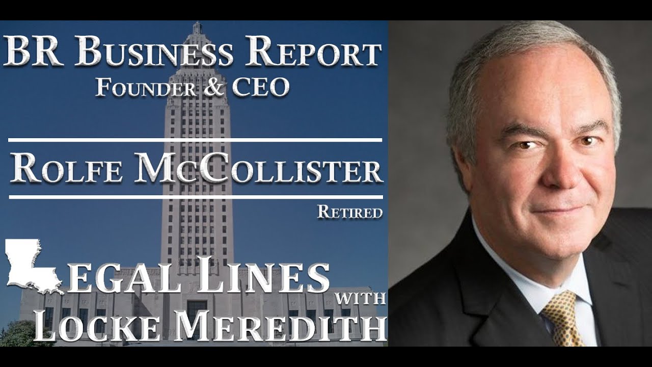 BR Business Report Founder Rolfe McCollister Discusses New Governmental Ideas with Locke Meredith