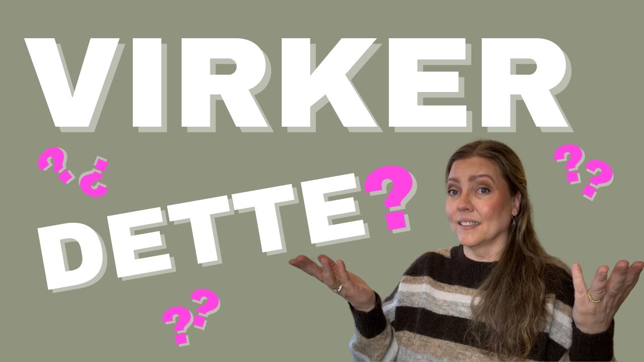 VIRKER DETTE?