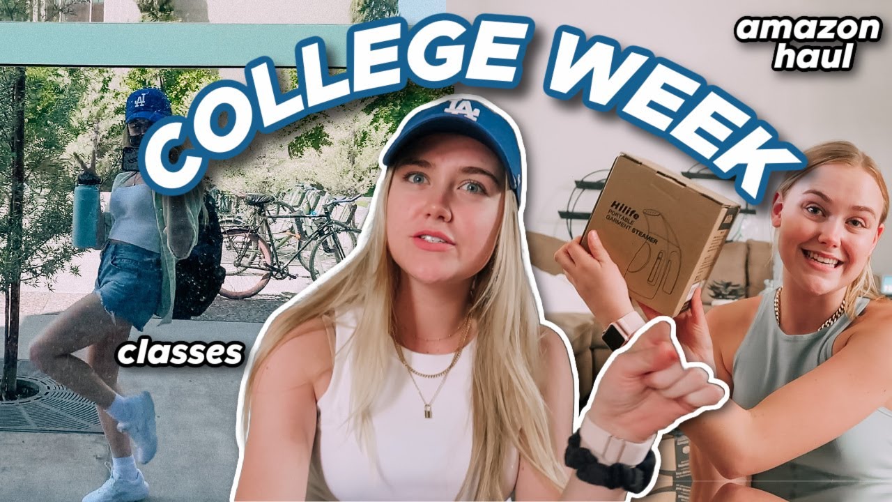 College Week In My Life | Going To Class, Amazon Haul, Studying