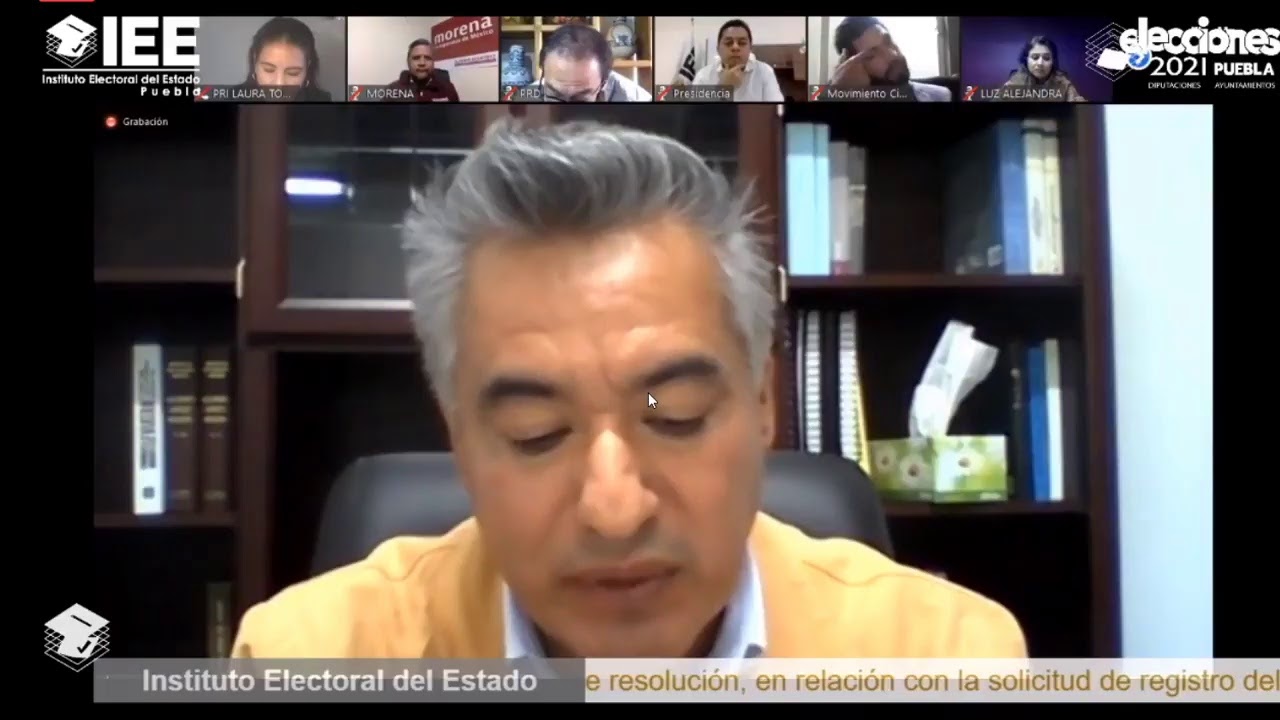 Sesión Especial del Consejo General del IEE, de fecha 16 de febrero de 2021.