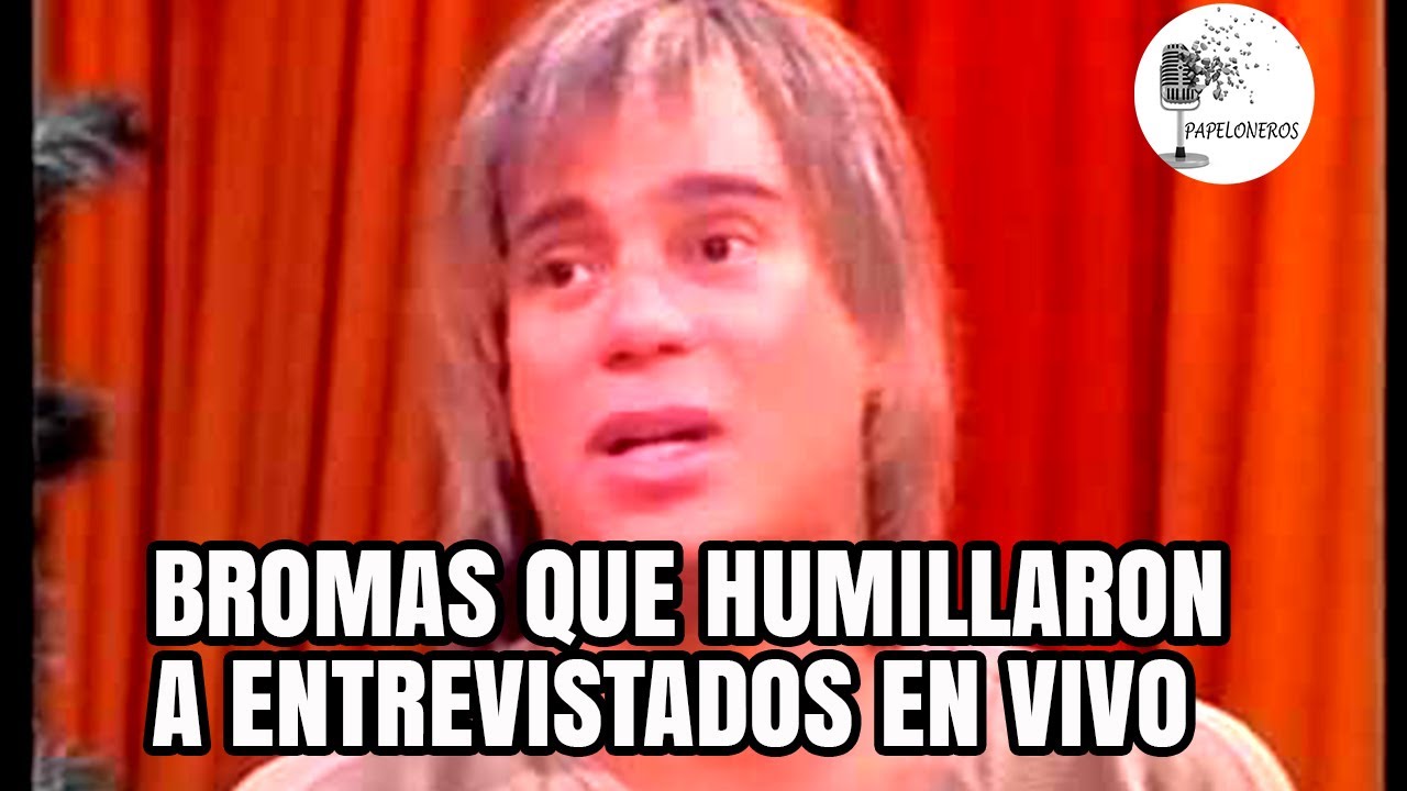 Bromas que humillaron a entrevistados en vivo